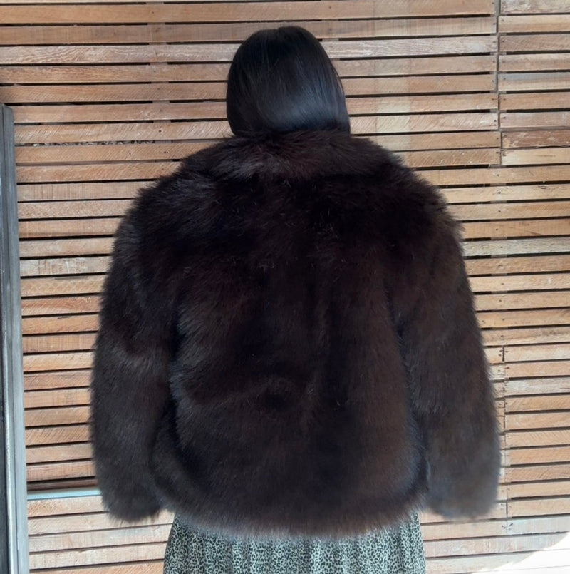 Charlotte Cropped Fur Coat