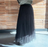 Blaise Tulle Midi Skirt