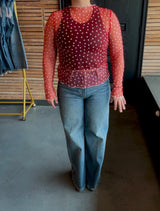 Forever Adored Mesh Top