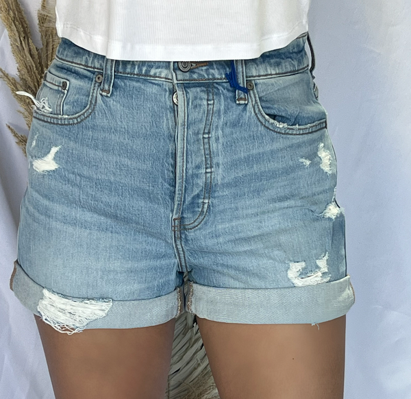 Olivia Ultra High Rise Mom Shorts
