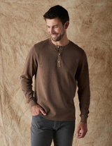 Vintage Thermal Henley