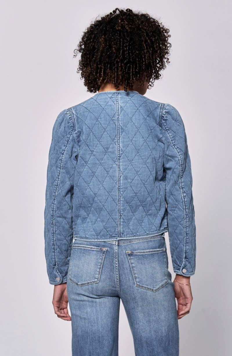 Kit Quilted Puff Sleeve Jacket