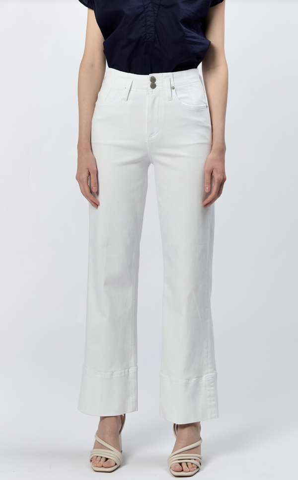 Holly High Rise Wide Hem Straight Jeans