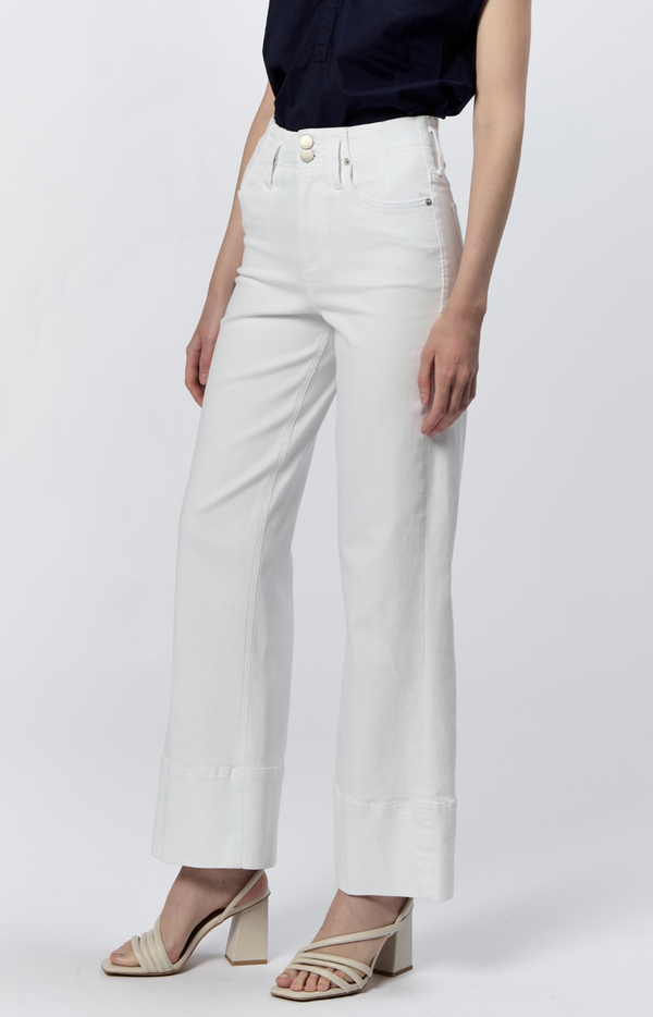 Holly High Rise Wide Hem Straight Jeans