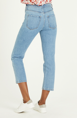 Frankie Super High Rise Straight Jeans