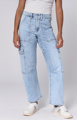 Lasso High Rise Cropped Baggy Fit Jean