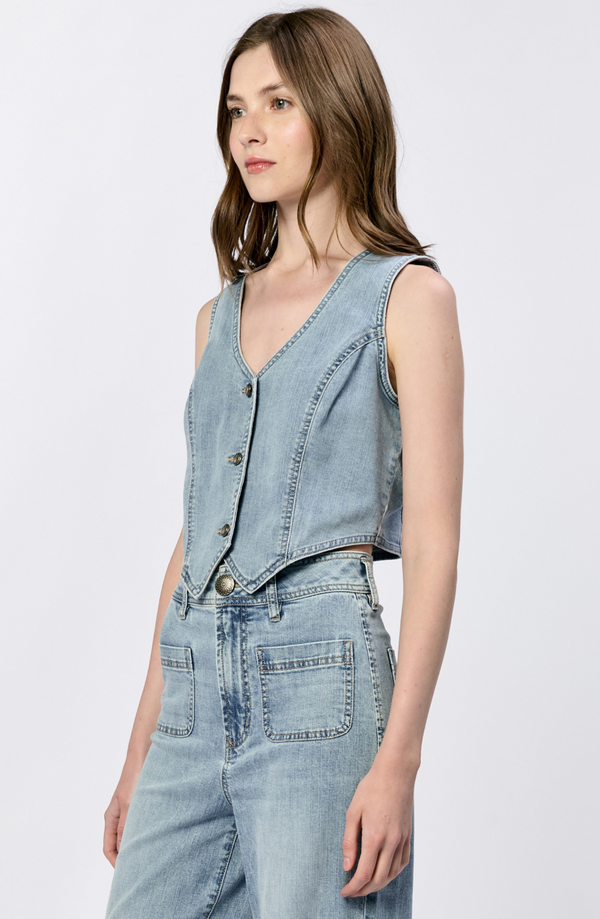 Norris Denim Vest Top