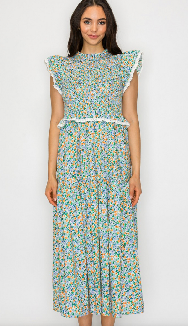 Garden Maxi Floral Dress