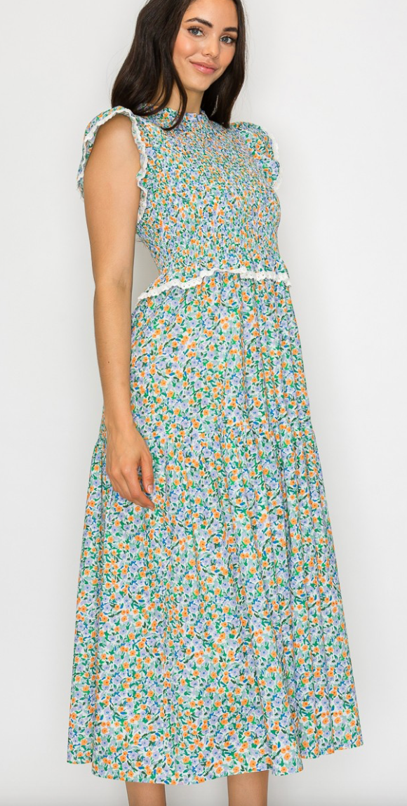 Garden Maxi Floral Dress