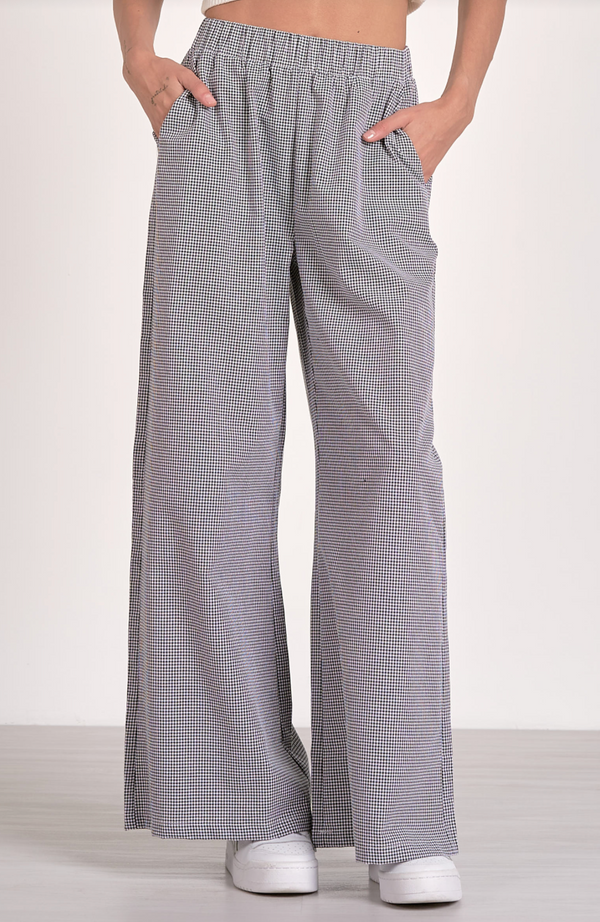Violet Gingham Pants