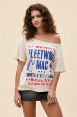 Fleetwood Mac Live In Concert Off The Shoulder Tee