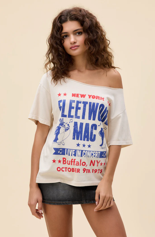 Fleetwood Mac Live In Concert Off The Shoulder Tee