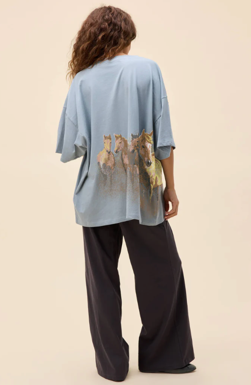 Wild Horses  V-Neck Tee