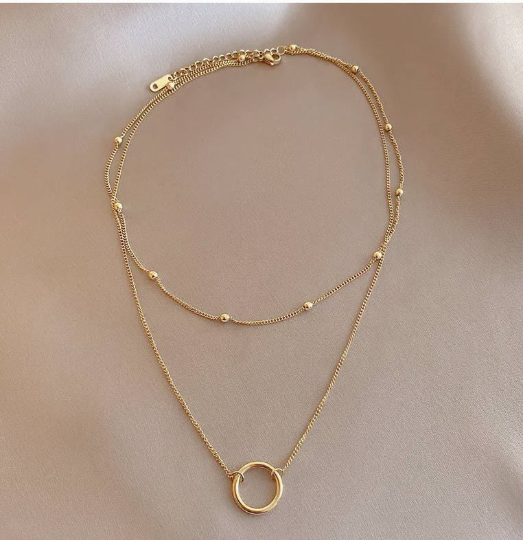 Jianna  Simple Layered Necklace
