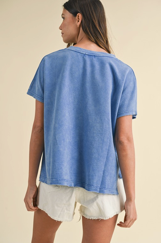 USA Patched Knit Top