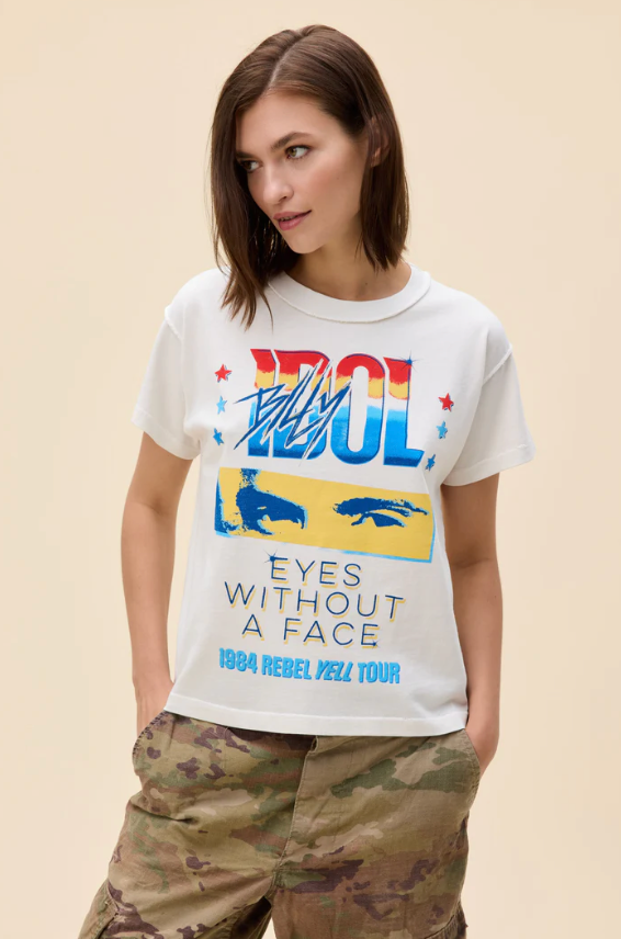 Billy Idol Eyes Without a Face GF Tee