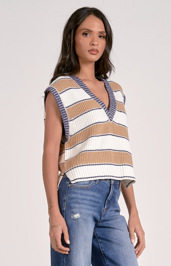 Slate Sleeveless Sweater