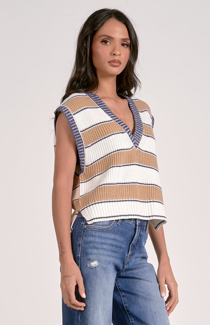 Slate Sleeveless Sweater