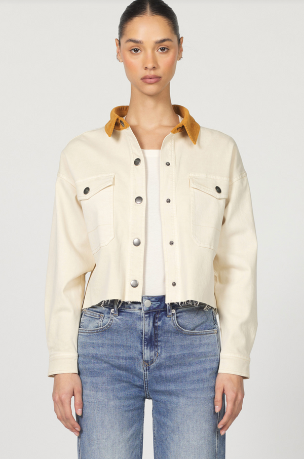 Gina Cropped Denim Jacket