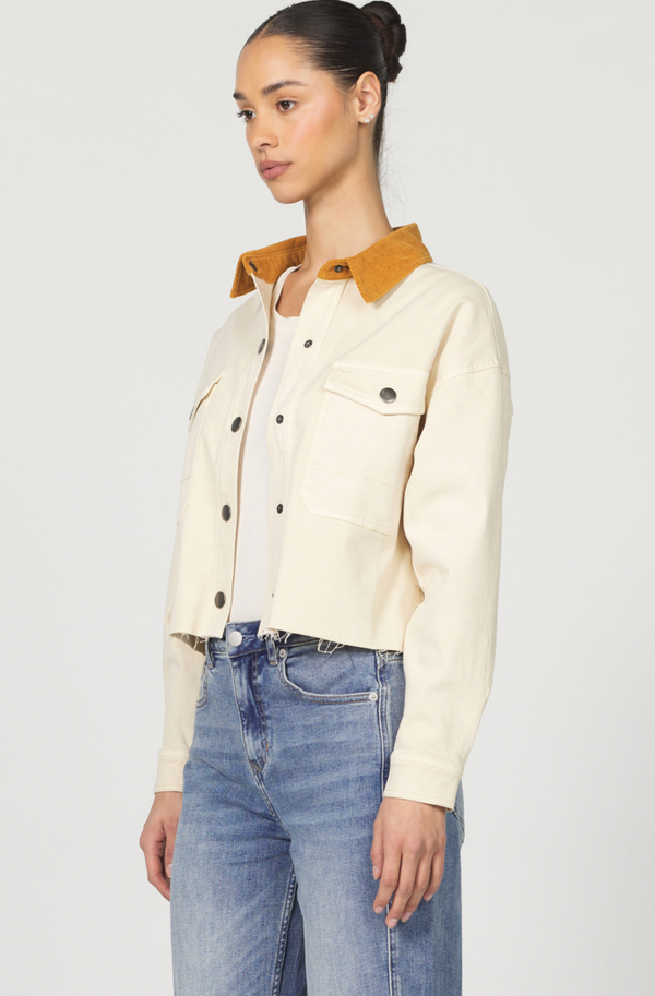 Gina Cropped Denim Jacket