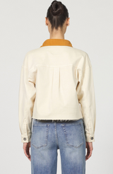 Gina Cropped Denim Jacket