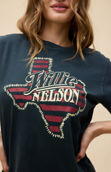 Willie Nelson Texas Stripe Tour Tee