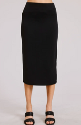Scuba Pencil Midi Skirt