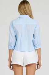 Adrianna Cropped Button Up