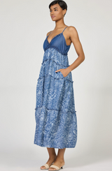 Vicky Spaghetti Strap Maxi Dress