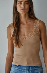 Fleur Ribbed Tank Top