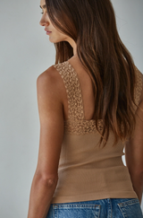 Fleur Ribbed Tank Top