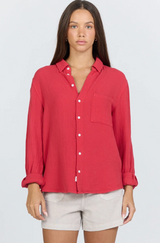 Gaia Poplin Button Down