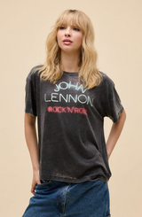 John Lennon Rock N'Roll Burnout Tee