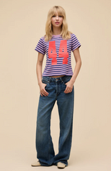 44 Striped Vintage Tee