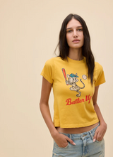 Batter Up Kitty Vintage Tee