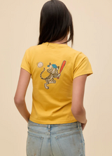Batter Up Kitty Vintage Tee