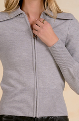 Vega Zip Up Sweater