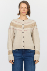 Amina Crew Neck Cardigan