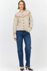 Amina Crew Neck Cardigan