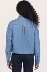Adrianna Cropped Button Up